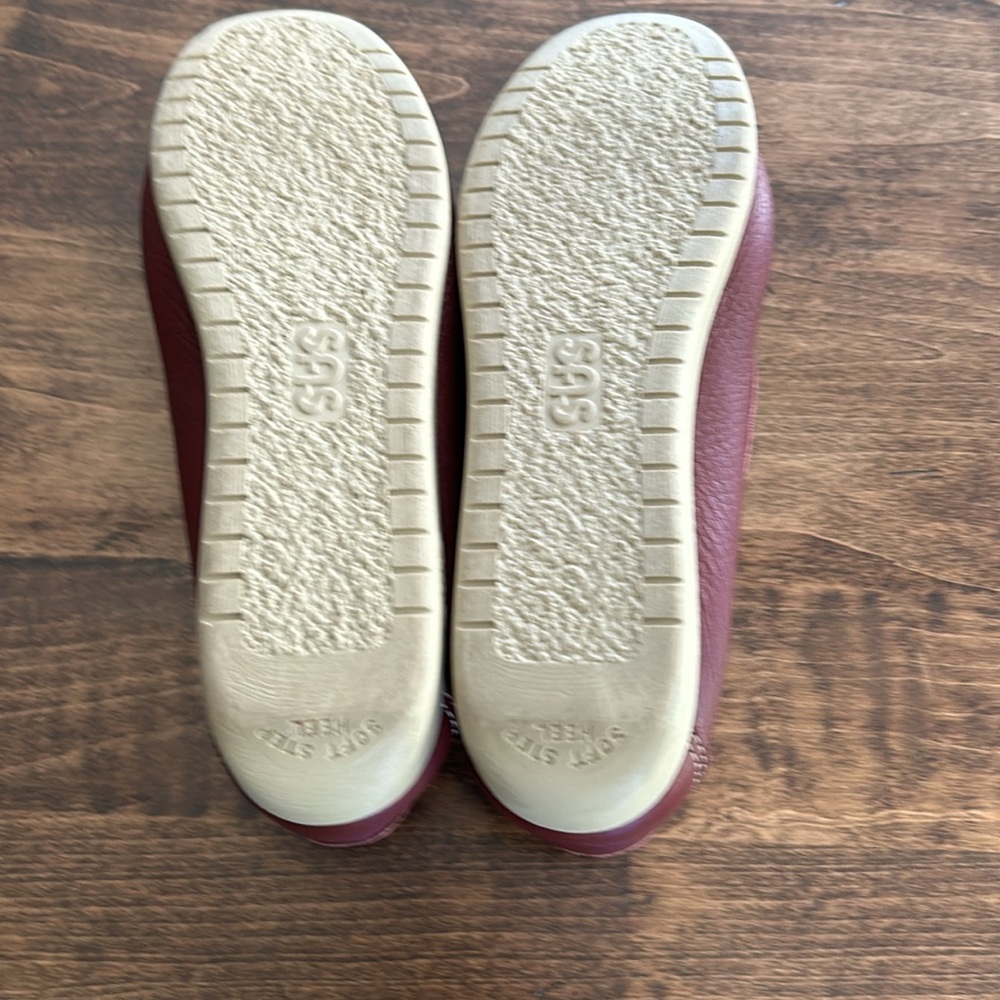 SAS Women's Kiltie Wine Colored Tassel Fringe Loafer Size 8N - Picture 8 of 11
